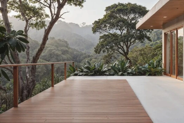 Podłoga drewniana na balkon